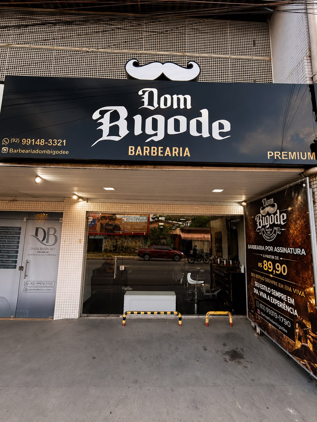 Corte e barba no detalhe